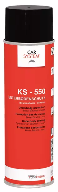 Spray Alustamassa, musta bitumi 500 ml - KS-550 - Alustamassat ajoneuvoihin - 330 - 1