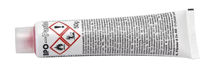 BPO-kovettaja 58g punainen - SM 3 kg - BPO kovettajat Carsystem kiteille - 22263 - 1