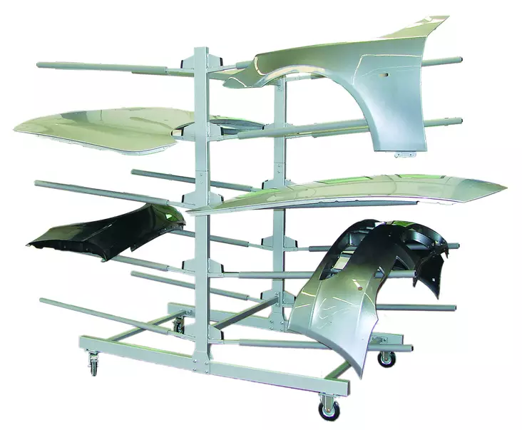 Liikuteltava osateline - Jumbo-01 - Varaosatelineet automaalaamoon - 50 - 1