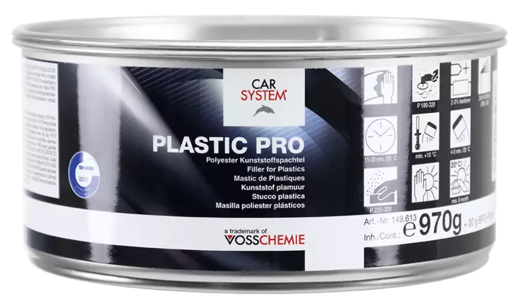 Muovikitti yleiskäyttöön 1,0 kg + BPO kov. - Plastic Pro - Muovikitit ajoneuvoille - 13670 - 1