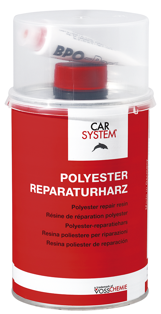 Polyesteri korjaushartsi 1 kg + kovettaja - Pienet lasikuitumatot ja hartsit - 340 - 1