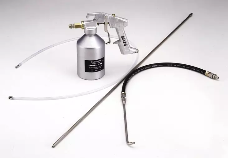 SATA HRS koteloaineruisku 1,0 litran kupilla (max. 10 bar) - Massapistoolit ajoneuvojen suojaukseen - 3180 - 1