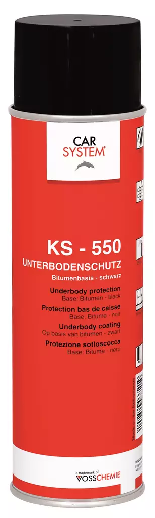 Spray Alustamassa, musta bitumi 500 ml - KS-550 - Alustamassat ajoneuvoihin - 330 - 1