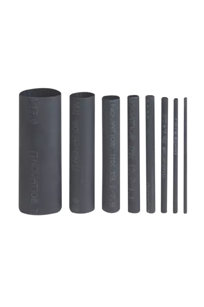 Musta kaksiseinäinen kutistesukka - Thermoflux - Sähköliittimet ja kutistesukat autoille - 29941 - 1