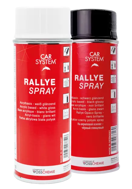 Rallye-spray kiiltävä valkoinen 400 ml - Pintamaali - 341 - 2