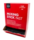 CS Mixing Stick Fast 500 kpl/ltk (20 x 1,8 cm) - Sekoitus- ja mittasudetikut maalaukseen - 32871 - 2