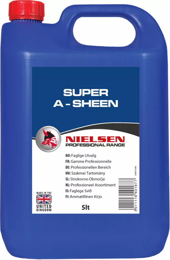 SUPER A-SHEEN 5L (auton ulkopuoliset muoviosat) - Muoviosat ajoneuvojen ulkopinnoilla - 9661 - 1