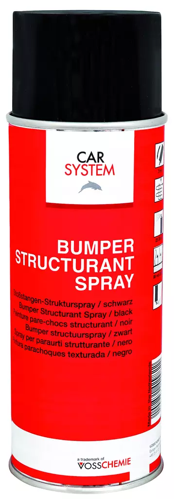 Struktuuriväri musta 400 ml spray - Spraytuotteet automaalaukseen - 581 - 1