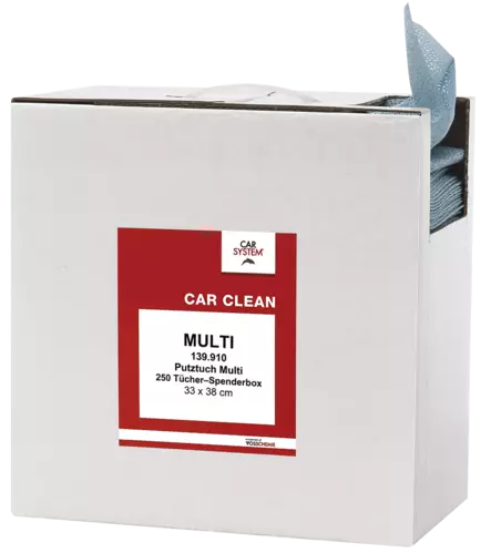 Paperipyyhe MULTI Box 32x38 250 arkkia - Rasvanpoistoliinat ajoneuvomaalaukseen - 8952 - 1