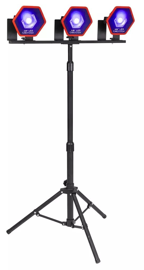 UV LED Kuivain 3-lamppusarja sis. kolmijalka - UV-kuivaimet ja tarvikkeet ajoneuvomaal. - 23382 - 1