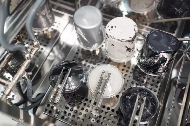 KANDO, pesuri ruiskutuskupeille kansineen - Ruiskutuskuppien pesuri automaalaamoon - 25942 - 1