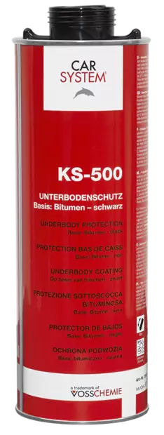 Ruiskutettava Alustamassa 1l musta bitumi - KS-500 2126034 - Alustamassat ajoneuvoihin - 333 - 1