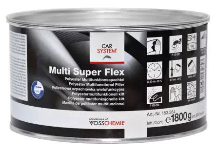 Super joustava muovikitti 1,8 kg + BPO kov. - Multi Super Flex - Muovikitit ajoneuvoille - 21913 - 1
