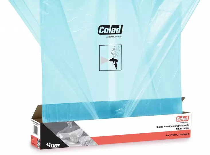 Hengittävä suojakavo 12 µm 4mx150m - kostealle pinnalle - Suojakalvot ajoneuvomaalaukseen - 17463 - 1