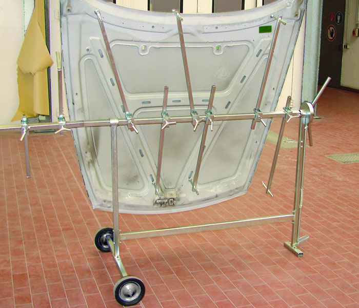 Osamaalausteline MD-02 - Osien maalaustelineet maalaamoon - 12483 - 1