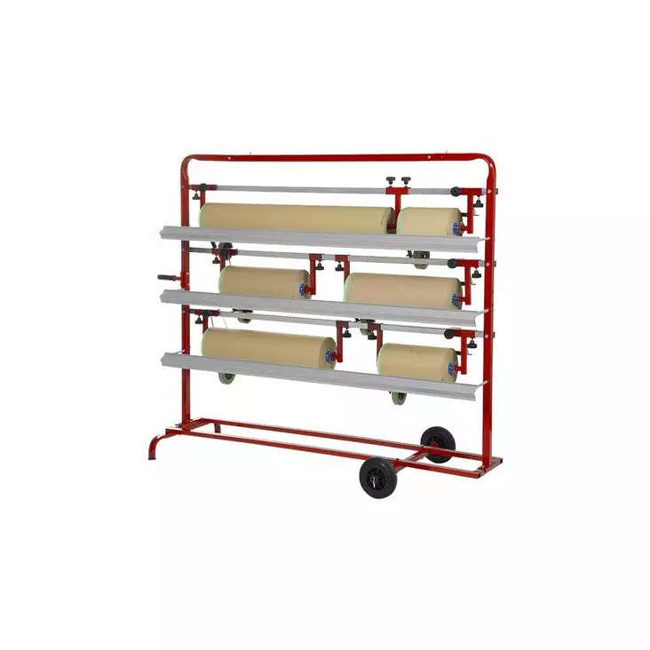 PAM 3 Säädeltävä paperiteline max .120 cm - Peitepaperitelineet automaalaamoon - 8553 - 1