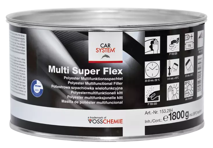 Super joustava muovikitti 1,8 kg + BPO kov. - Multi Super Flex - Muovikitit ajoneuvoille - 21913 - 1