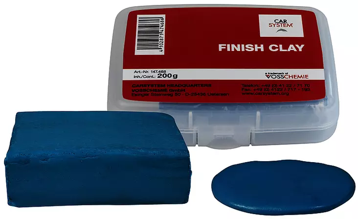 Viimeistelysavi sininen 200 g - Sienet ja savet ajoneuvomaalaamoon - 10703 - 1