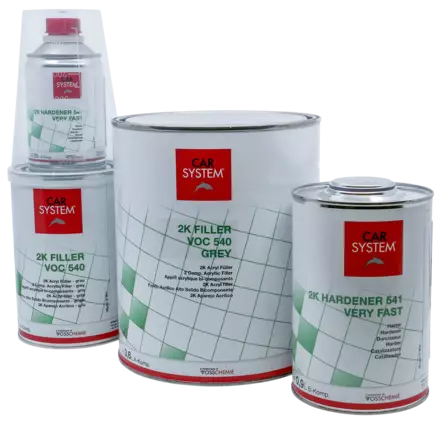 2K VOC Filler 540 - Pohjamaalit ja kovettajat ajoneuvoihin - 29184 - 1