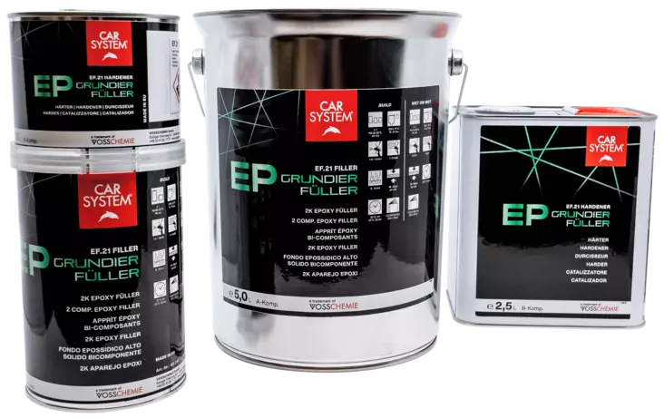 Hybridi hiontaväri 1,5 l sis.kov.- EF.21 EP akryyli / epoksi - Pohjamaalit ja kovettajat ajoneuvoihin - 28664 - 1