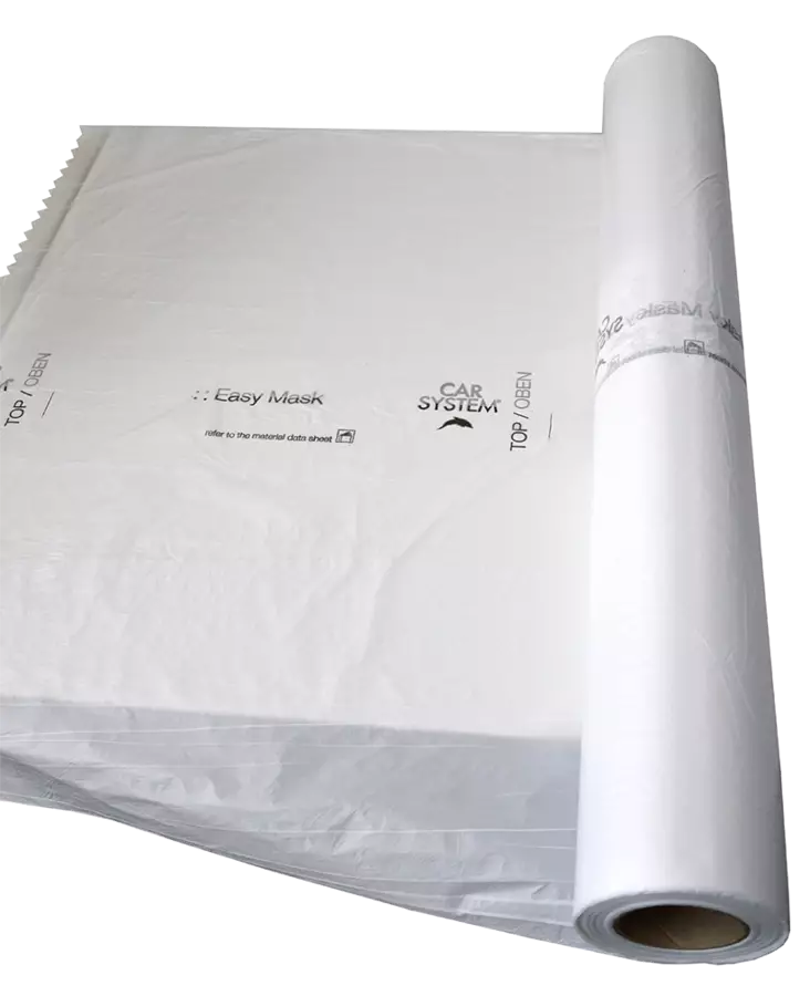 Peitekalvo läpinäkyvä valkoinen 5 x 120 m 9µ - Suojakalvot ajoneuvomaalaukseen - 34314 - 1