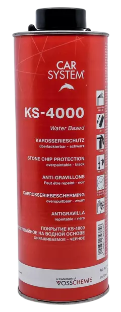 KS-4000 Kiveniskumassa,musta, vesipohjainen - Helmamassat ajoneuvoihin - 30735 - 1