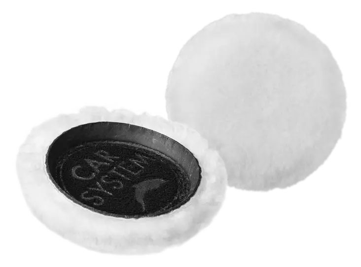 Lampaanvillalaikka reunalla 130x25 mm valkoinen s - Kiillotusienet ja -villat ajoneuvoille - 27745 - 1