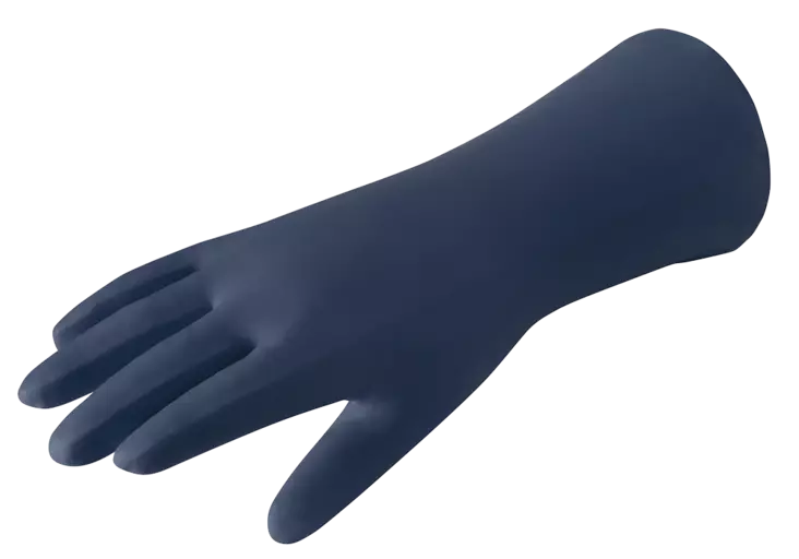 Lateksi käsine High Risk Premium 50 kpl sininen - Suojahanskat automaalarille - 29595 - 1