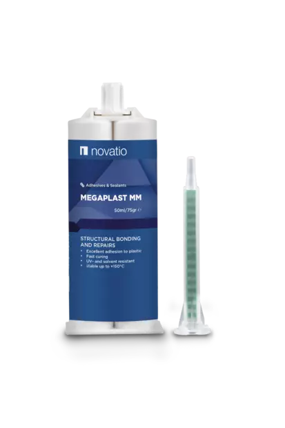 Rakenteellinen 2K liima 2x25 ml - Megaplast MM - Muoviliimat ja -primerit ajoneuvoille - 16156 - 1