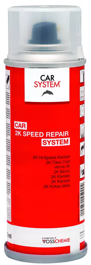 2K Kirkaslakka 400 ml spray - High Speed 2K Clearcoat - Lakka - 13856 - 1