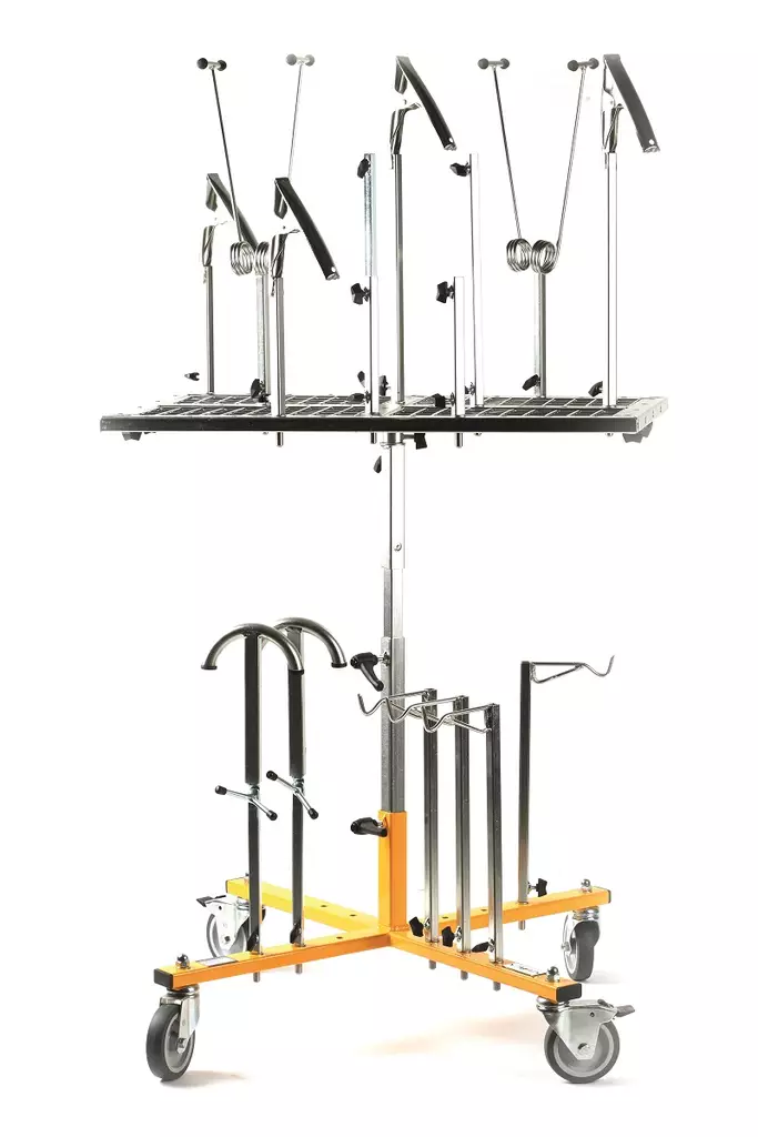 UST-110 ; monikäyttöinen pyörivä maalauspöytä - Osien maalaustelineet maalaamoon - 21826 - 1