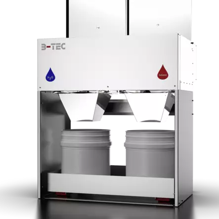 Jätemaalin keräysasema liuotinpohjaisiin ja vesiohenteisiin RST-800 - Koagulointi- ja jätemaalaaliastiat - 25367 - 2