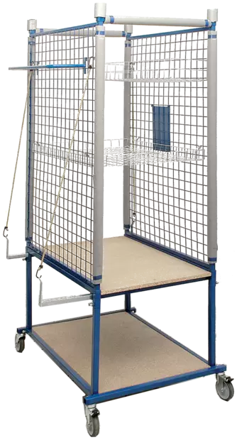 Mobile storage system Depot - Tarvike- ja varaosavaunut automaalaamoon - 12477 - 2