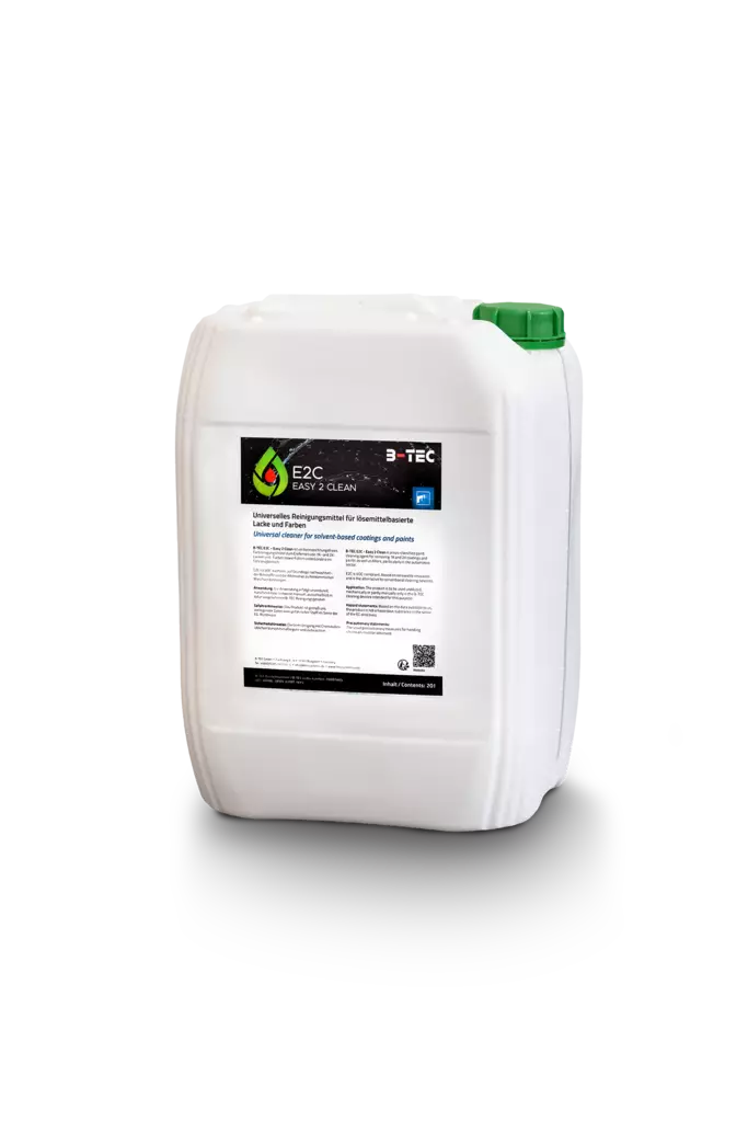 E2C Puhdistusaine liuotinpohjaisille maaleille - 20 l - Maaliruiskun puhdistustuotteet - 27927 - 1