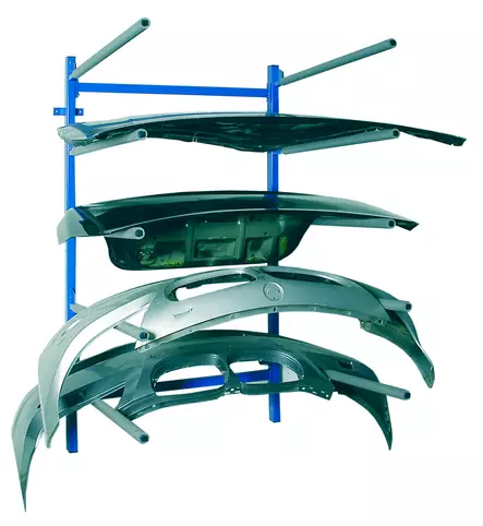 Osateline seinään - Jumbo-02 - Varaosatelineet automaalaamoon - 12478 - 1