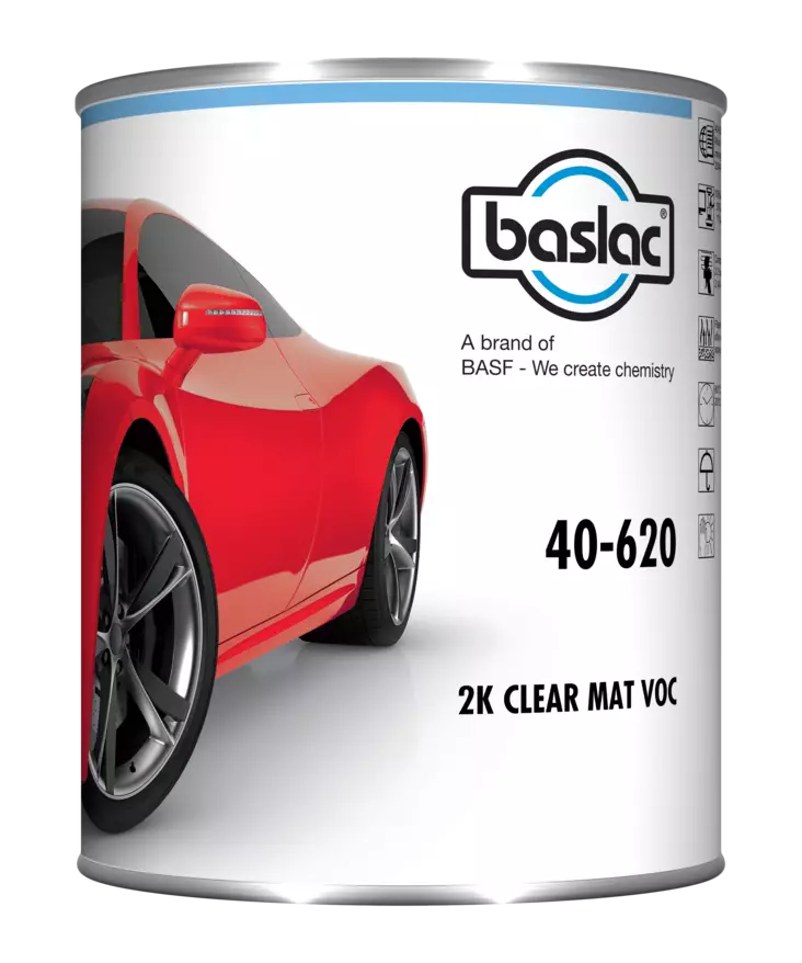 40-620 2K Clear MAT VOC 0,75 l - Lakka - 31798 - 1