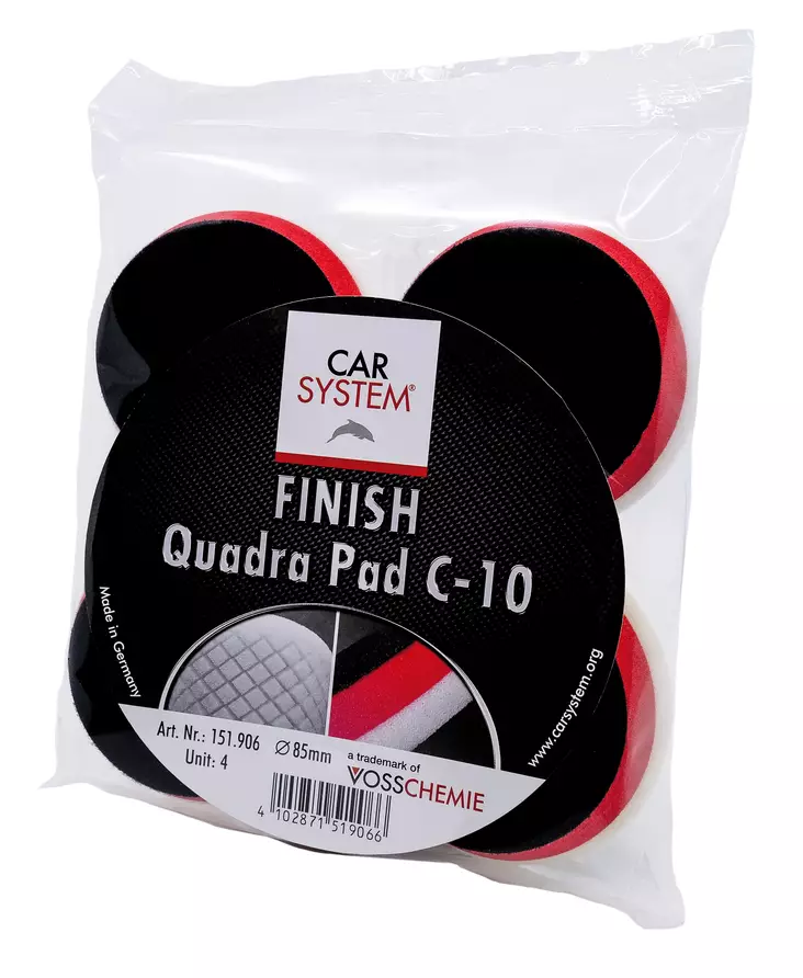 Kiillotustyynyt C10 85 mm 4 kpl kova viillotettu - Kiillotusienet ja -villat ajoneuvoille - 18268 - 1