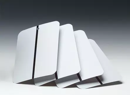 Värimallipelti 15 mm reiällä 1 kpl, valkoinen - Värimallipellit ajoneuvomaalaukseen - 4809 - 11