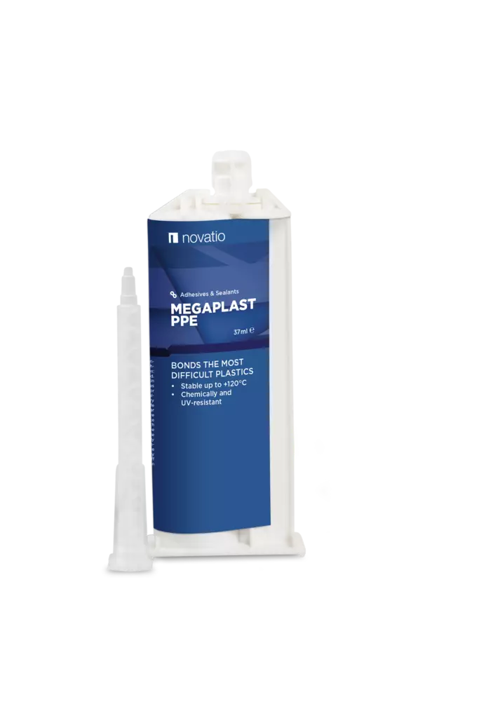 Nopea 2K liima haastaville muoveille 37 ml - Megaplast PPE - Muoviliimat ja -primerit ajoneuvoille - 16159 - 1