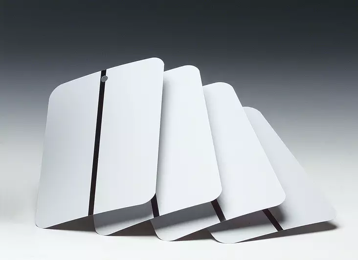 Värimallipelti 15 mm reiällä 1 kpl, valkoinen - Värimallipellit ajoneuvomaalaukseen - 4809 - 11